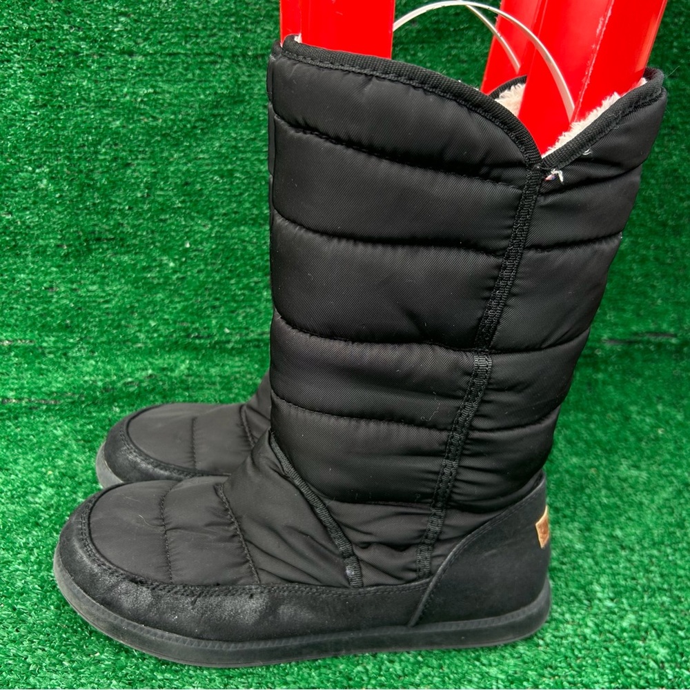 Black Quilted Women's Boots
